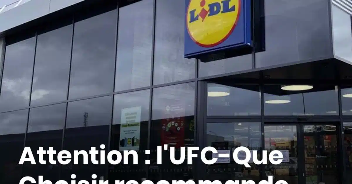 L'UFC-Que Choisir conseille de ne pas acheter certains produits chez Lidl