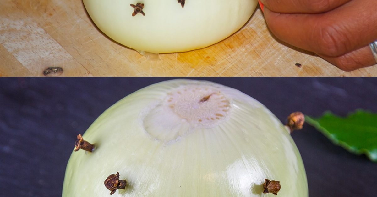 Ma grand-mère plante toujours des clous de girofle dans un oignon : voila pourquoi