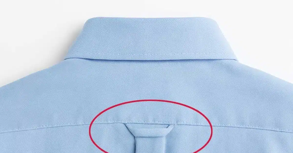 Mais à quoi sert la boucle dans le dos des chemises ?