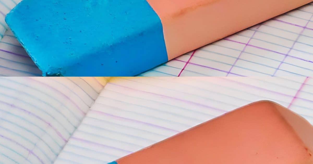 Mais à quoi sert la partie bleu de la gomme ?