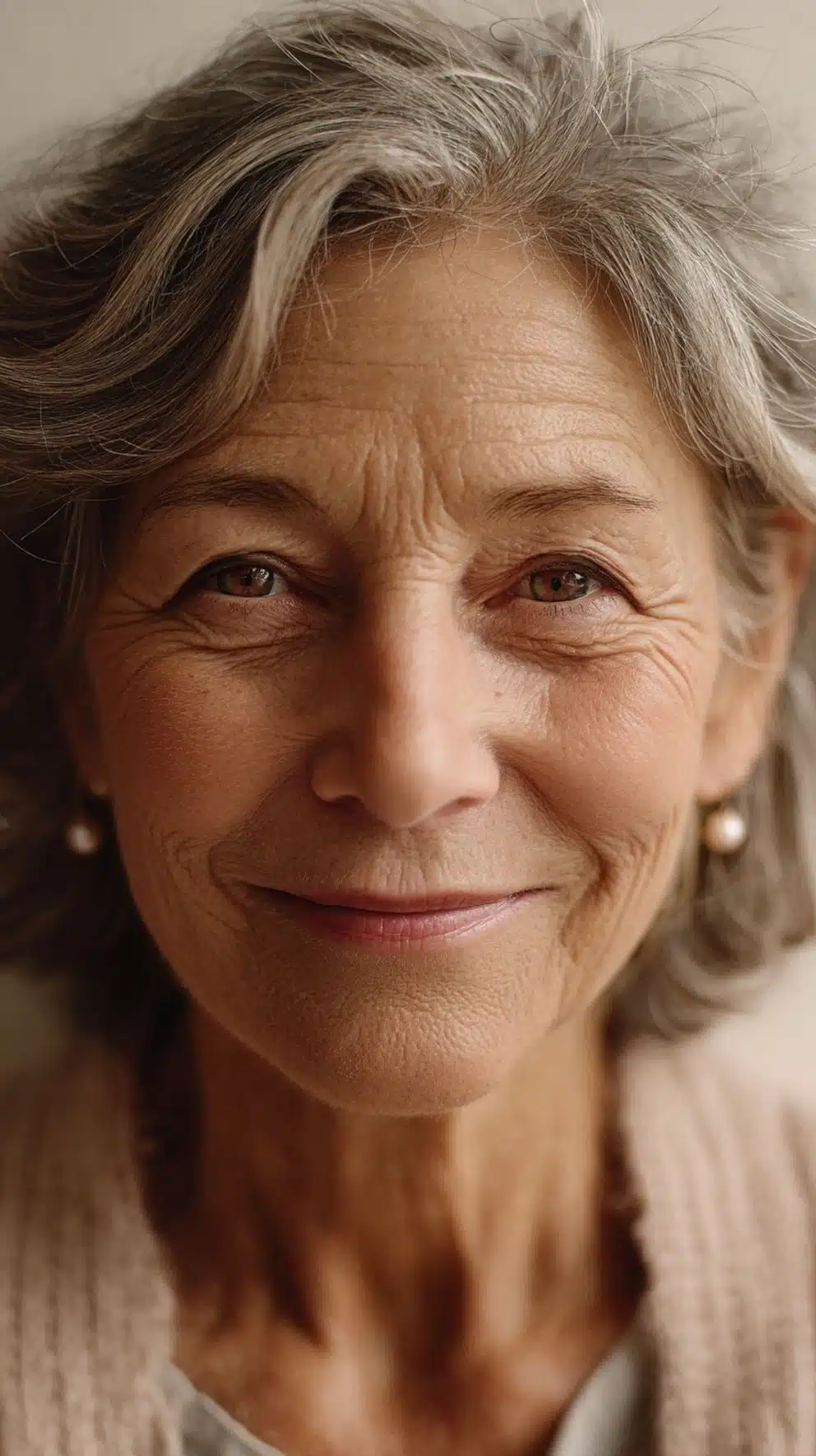 Famille recomposée souriante