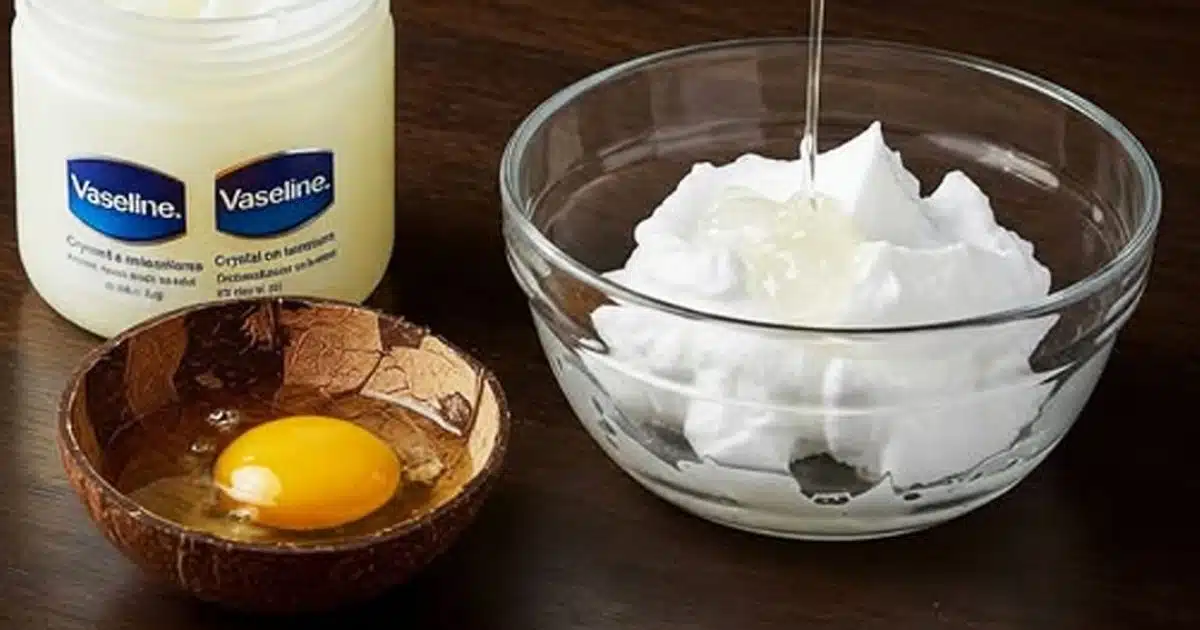 Masque visage à la vaseline et au blanc d'œuf : le remède anti-âge ultime pour paraître 10 ans plus jeune