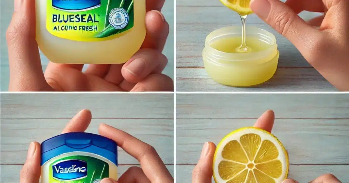 Mélangez de la vaseline avec du citron et voyez le résultat