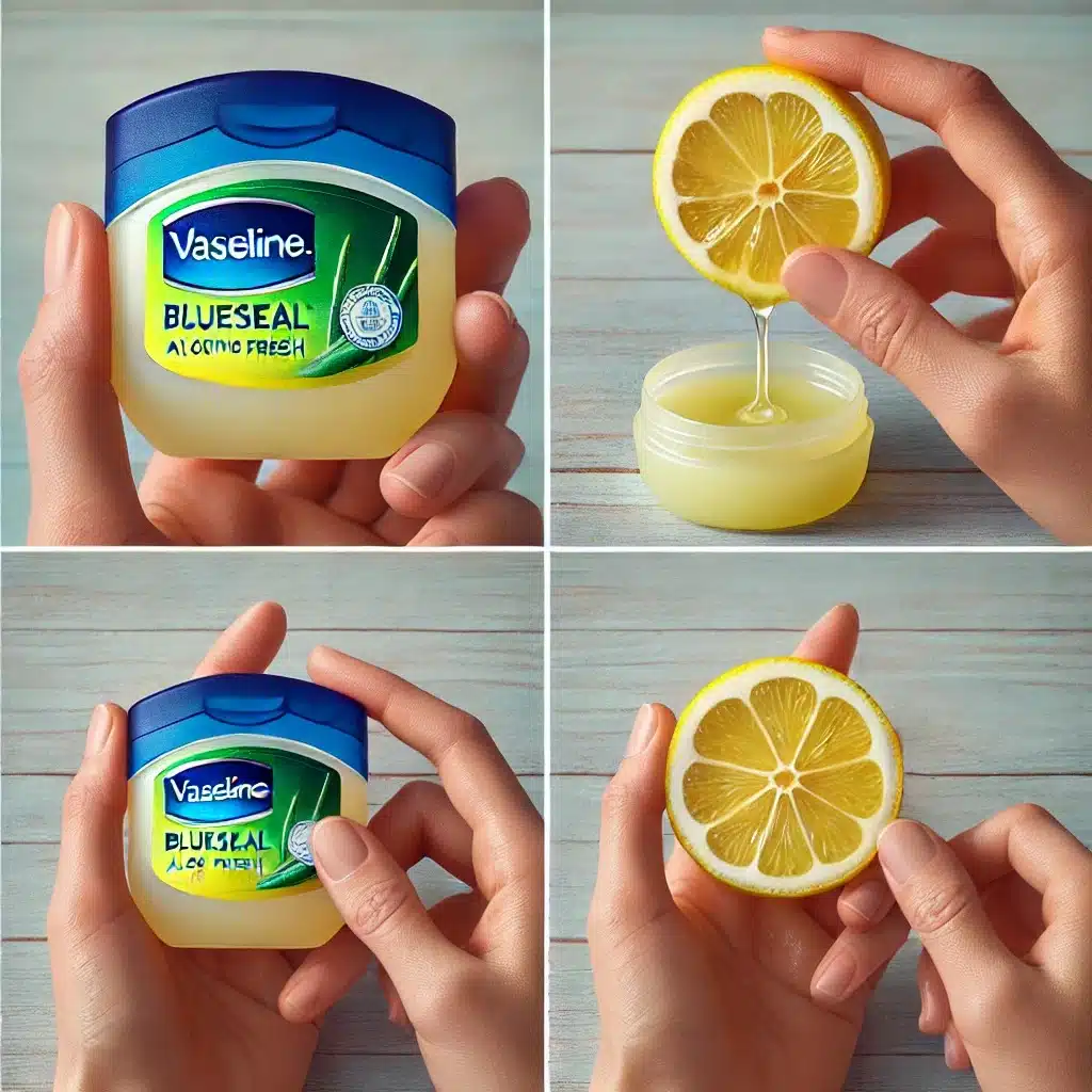 Mélangez de la vaseline avec du citron et voyez le résultat