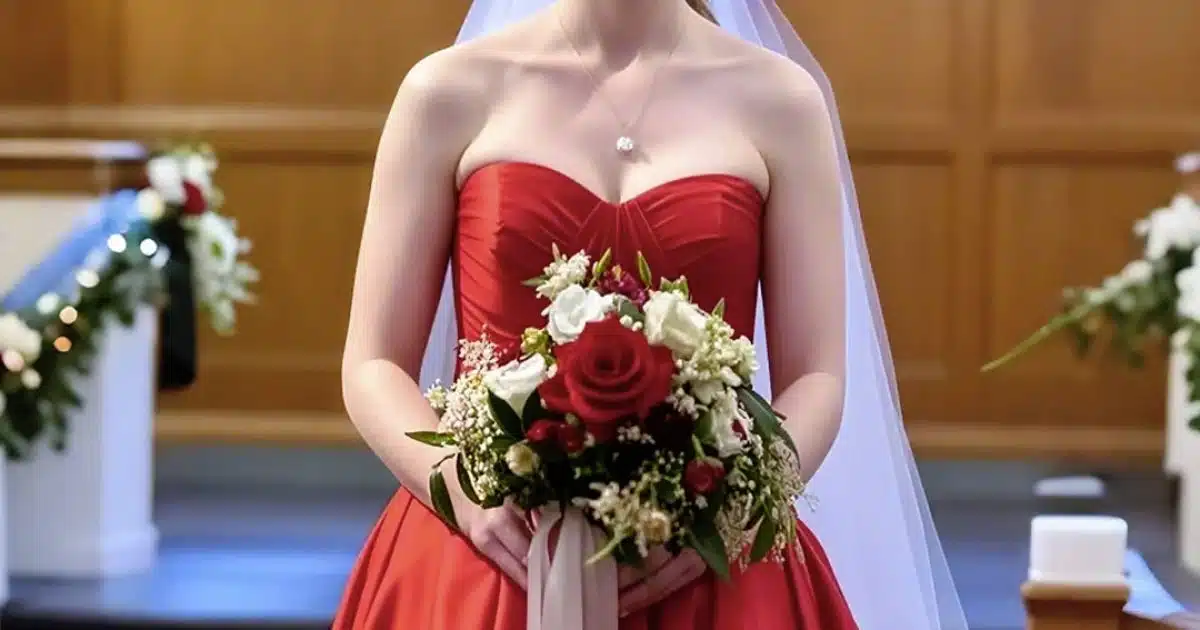 Mon fiancé et sa mère ont exigé que je porte une robe de mariée rouge parce que j’ai un enfant, mais j’avais une bien meilleure idée