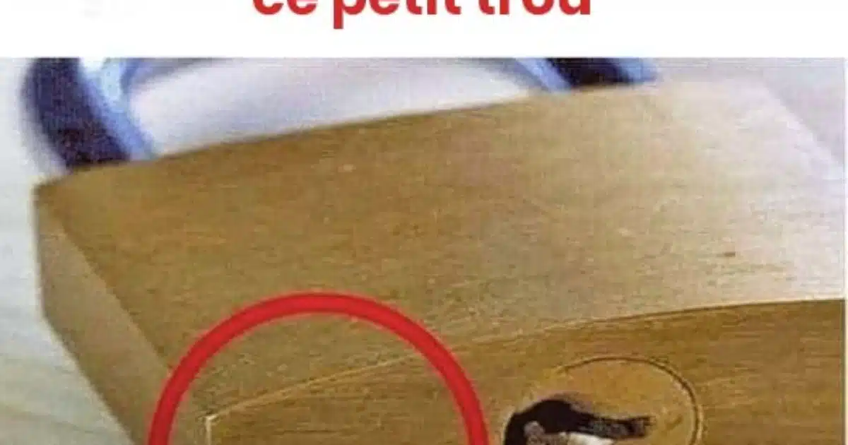Mystère résolu : pourquoi les cadenas ont-ils un petit trou ?