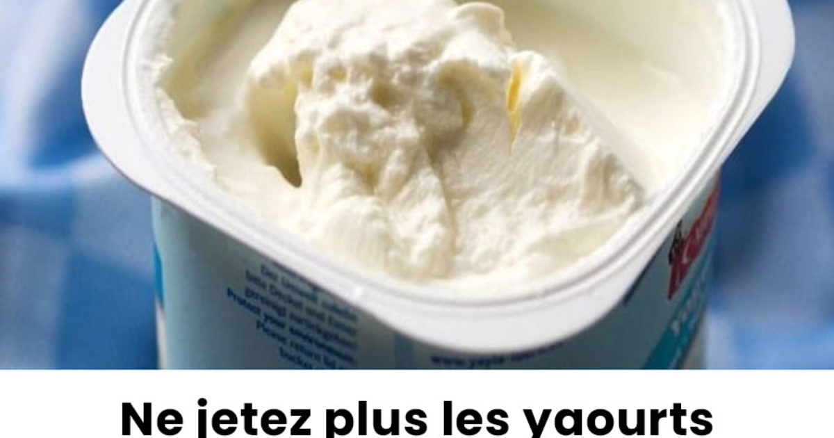 Ne jetez plus les yaourts périmés