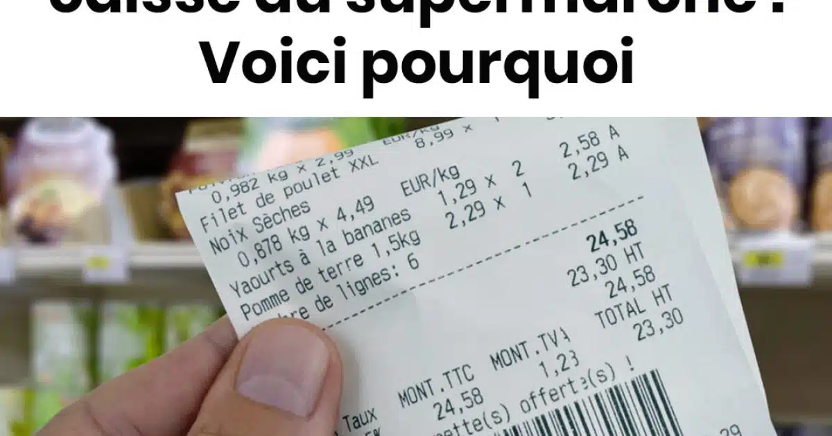 N’oubliez jamais de prendre votre ticket de caisse au supermarché : Voici les 6 raisons