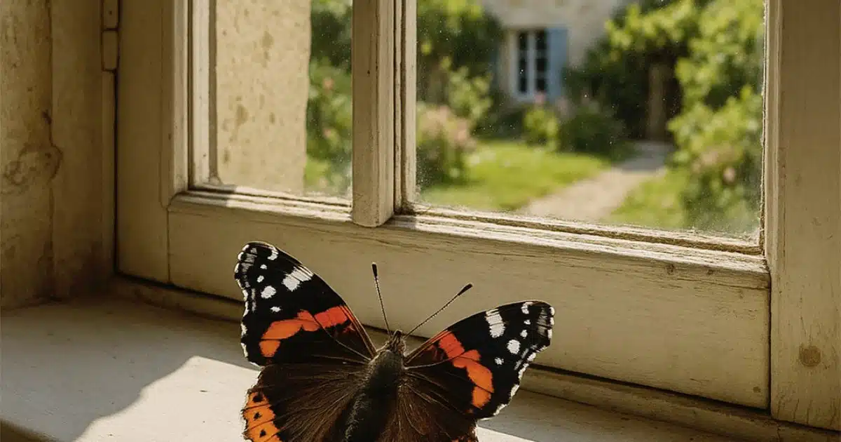 Papillon dans la maison : une visite pleine de sens