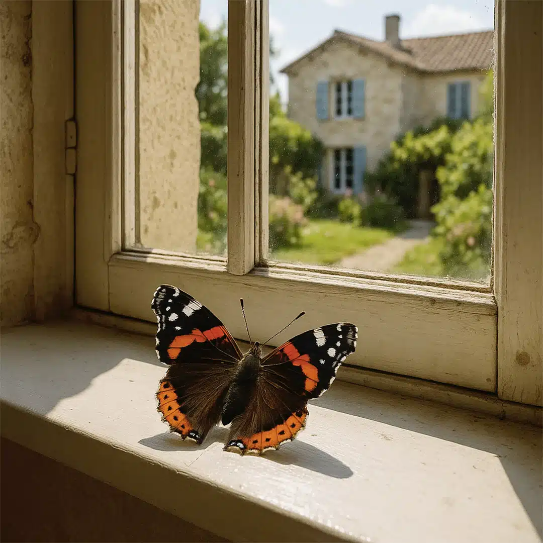 Papillon dans la maison : une visite pleine de sens