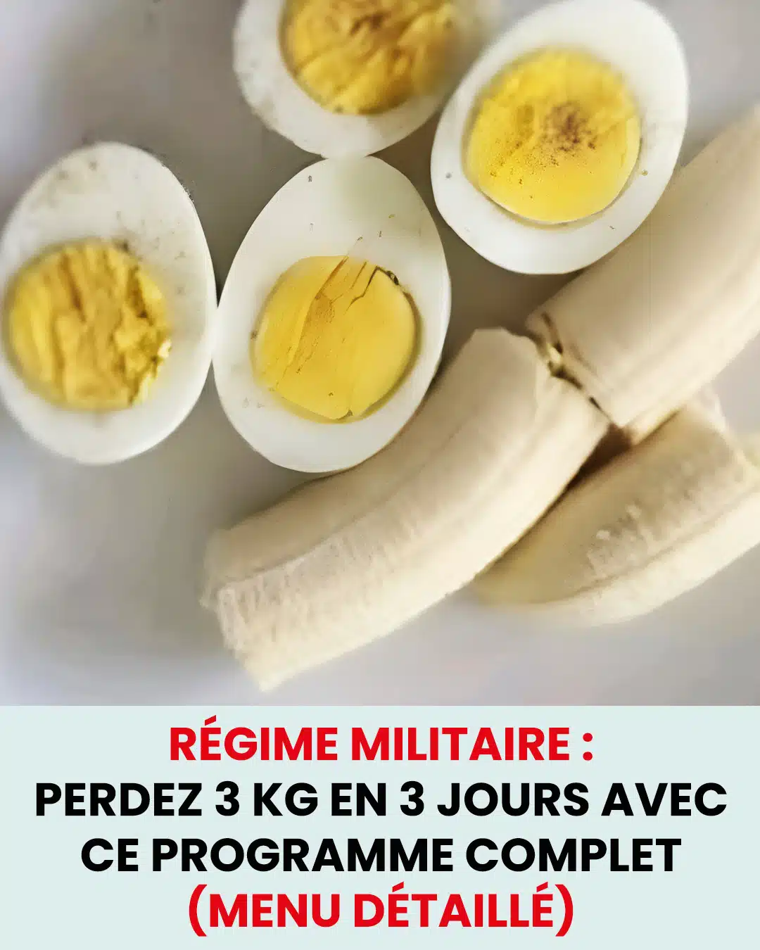 Perdez 3 kg en 3 jours avec ce programme complet