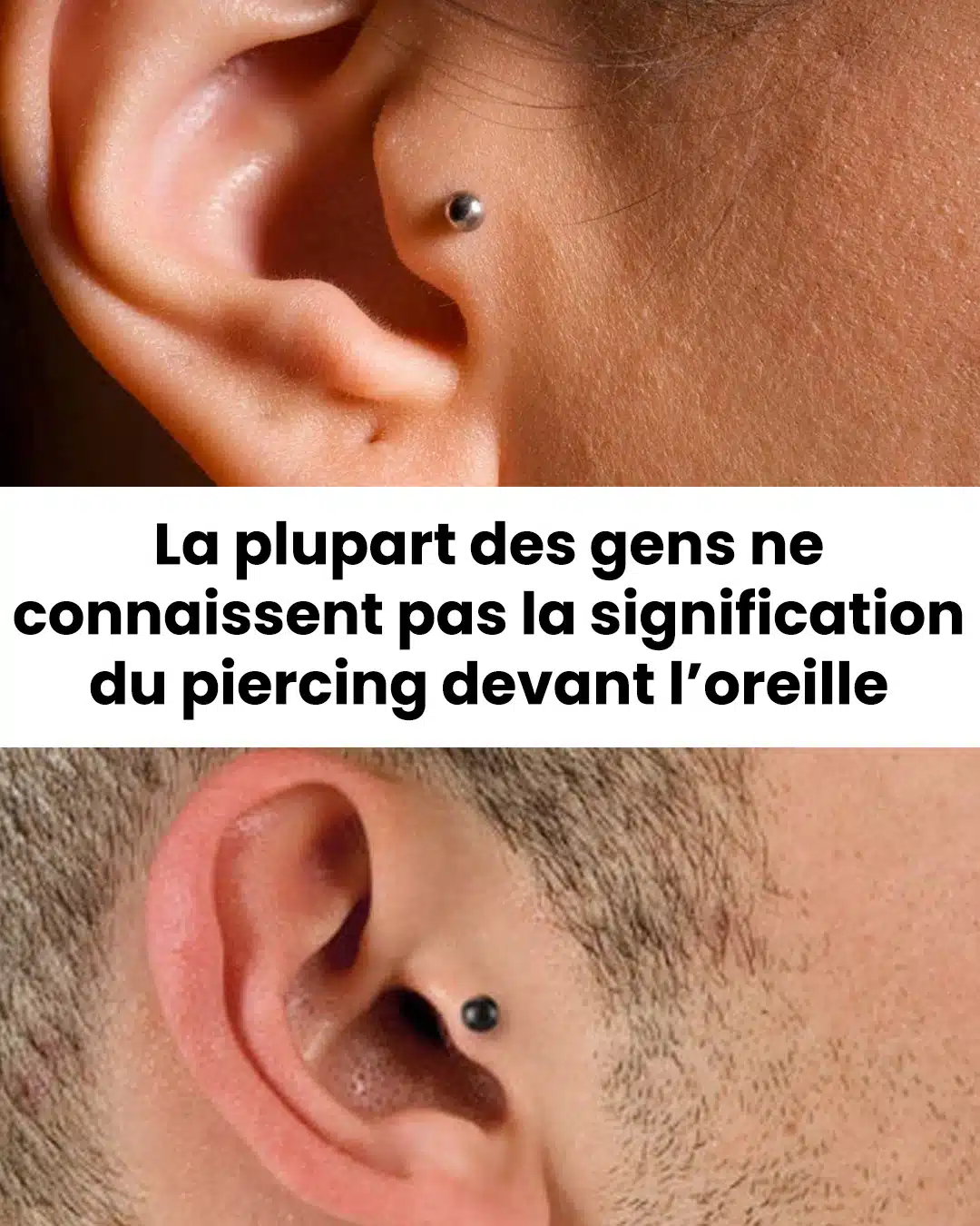 Piercing au tragus : quelle signification ?