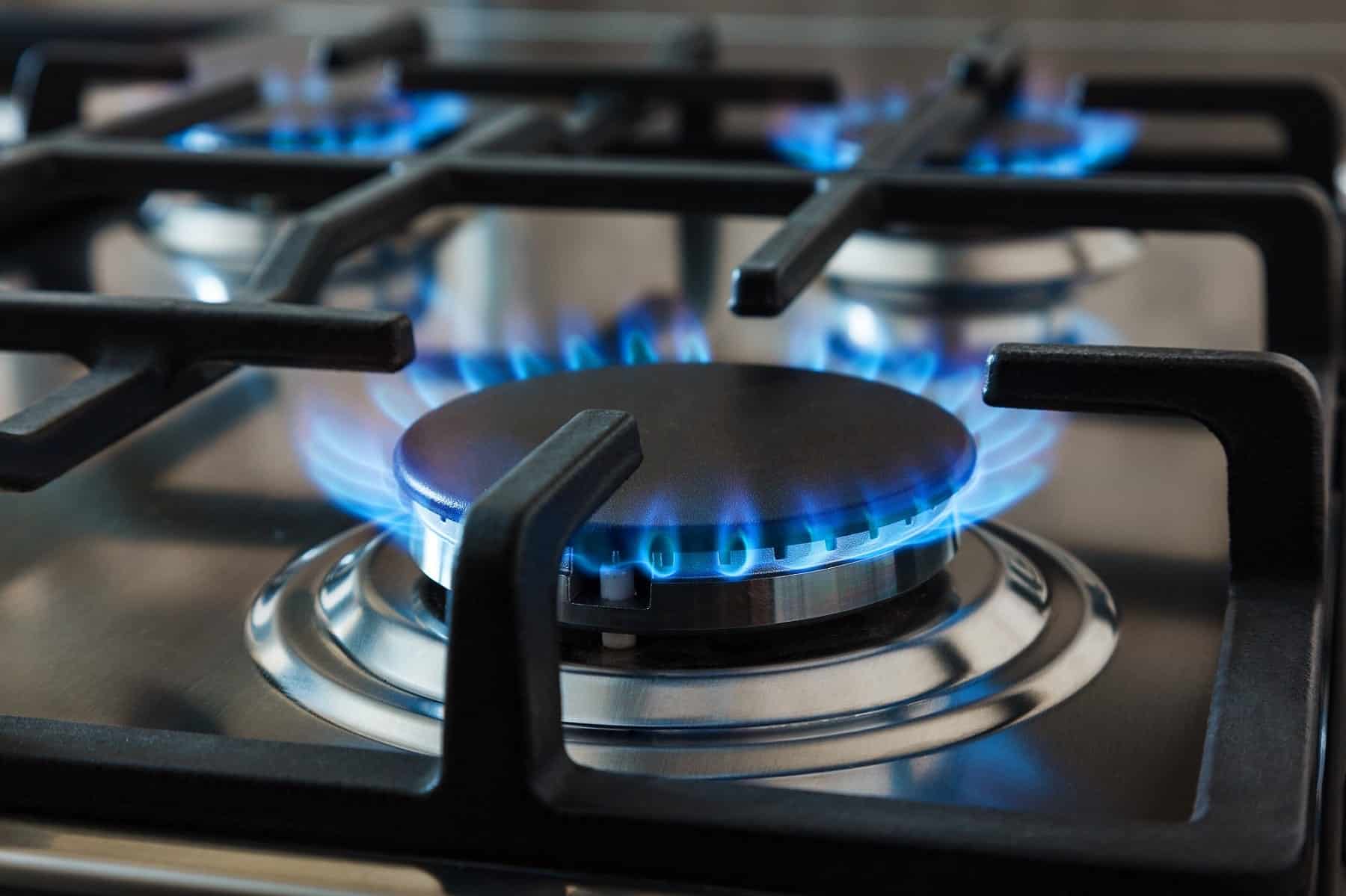 Cuisinière à gaz fonctionnelle