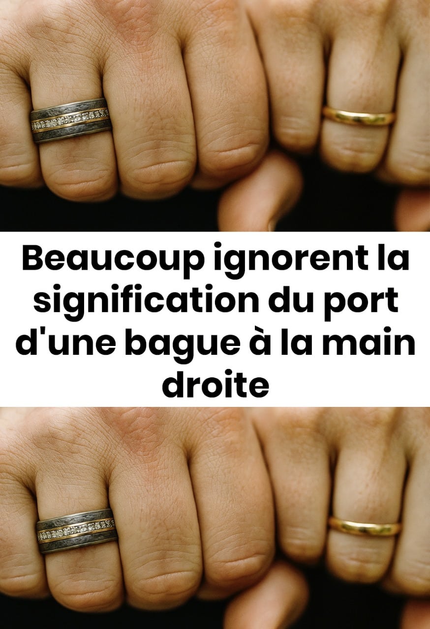 Porter un anneau au doigt de la main droite : quelle signification ?