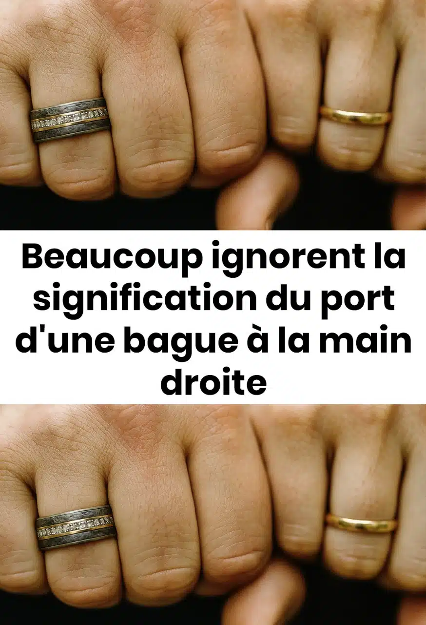 Porter un anneau au doigt de la main droite : quelle signification ?
