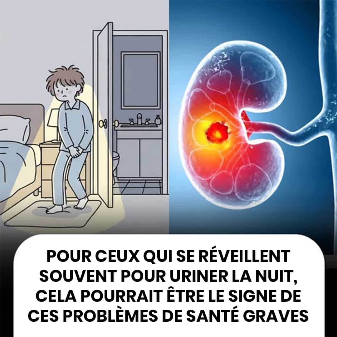 Pour ceux qui se réveillent plus de 2 fois par nuit pour uriner, cela pourrait être le signe de ces problèmes de santé