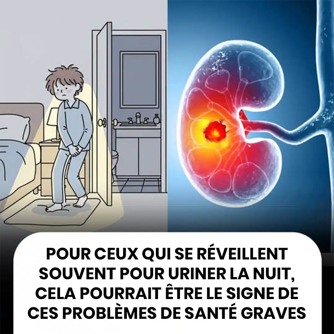 Pour ceux qui se réveillent plus de 2 fois par nuit pour uriner, cela pourrait être le signe de ces problèmes de santé