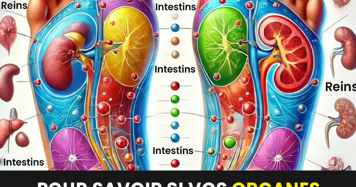Pour savoir si vos organes internes sont infectés, il suffit de regarder vos pieds