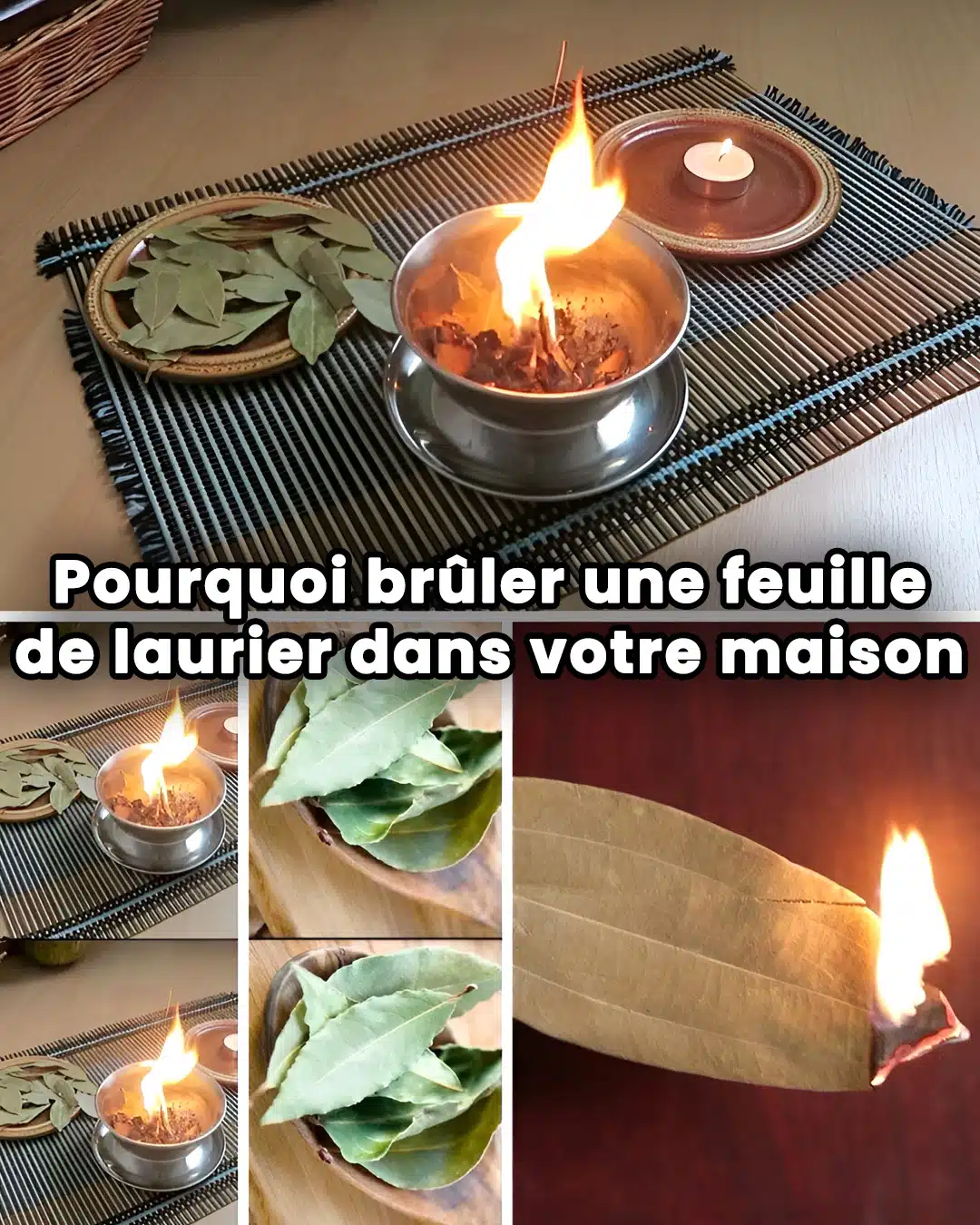 Pourquoi devriez-vous brûler une feuille de laurier à la maison ?