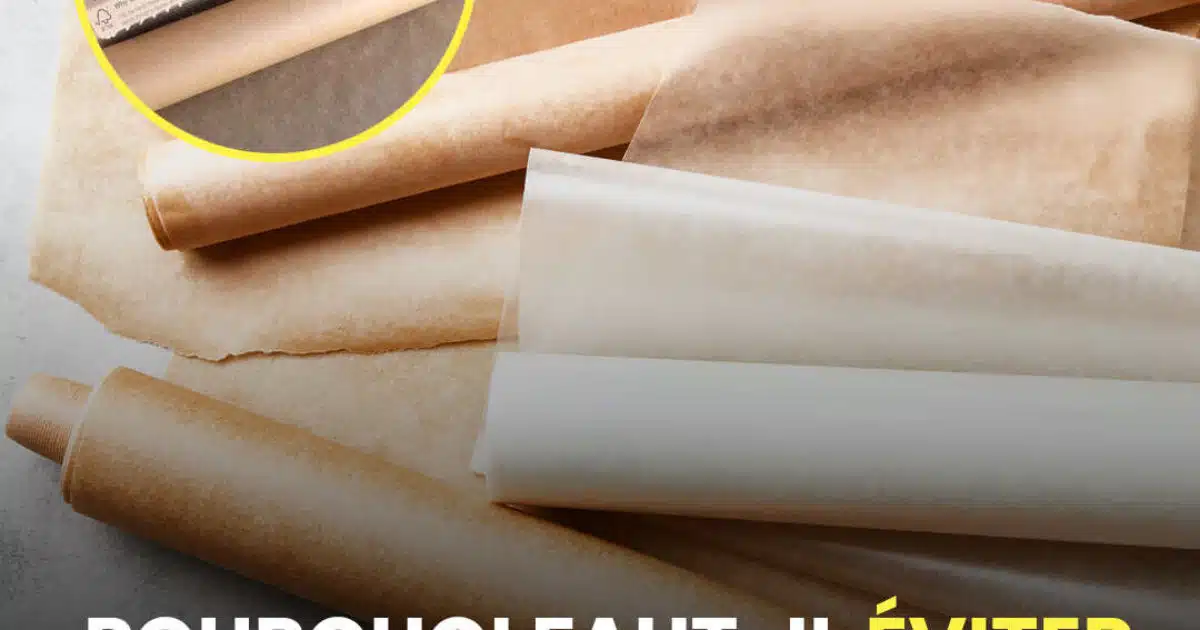 Pourquoi est-il conseillé de ne pas utiliser le papier sulfurisé ?