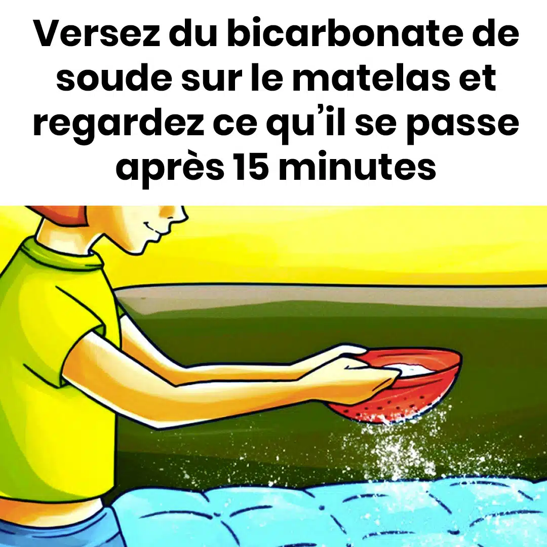 Pourquoi est-il conseillé de saupoudrer du bicarbonate de soude sur votre matelas ?