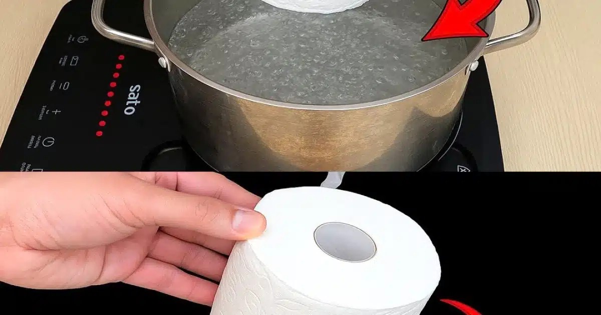 Pourquoi faire bouillir du papier toilette ?