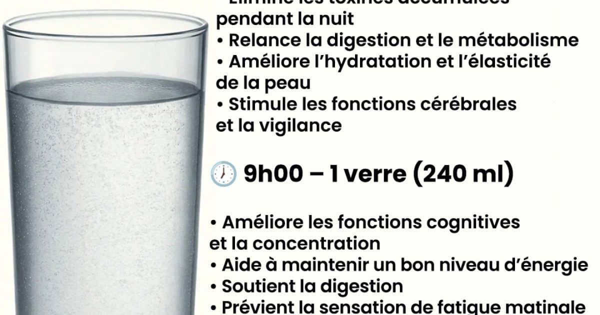 Pourquoi faut-il boire 8 verres d'eau par jour ?