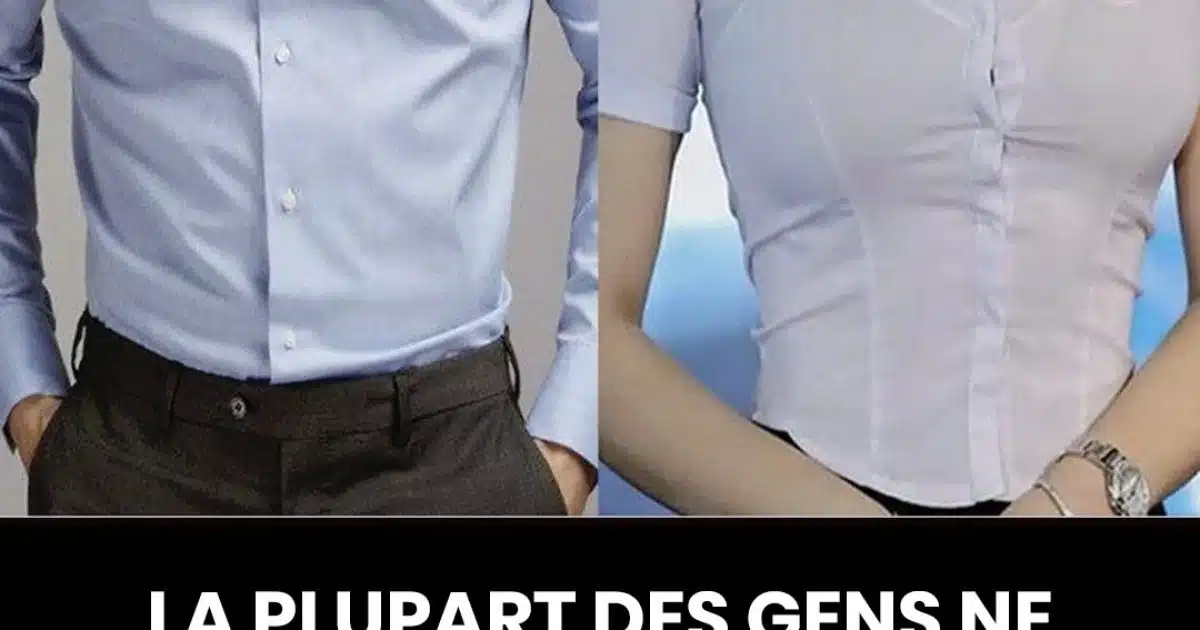 Pourquoi les boutons des femmes sont à gauche et ceux des hommes à droite ?