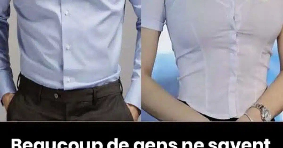 Pourquoi les boutons des femmes sont à gauche et ceux des hommes à droite ?