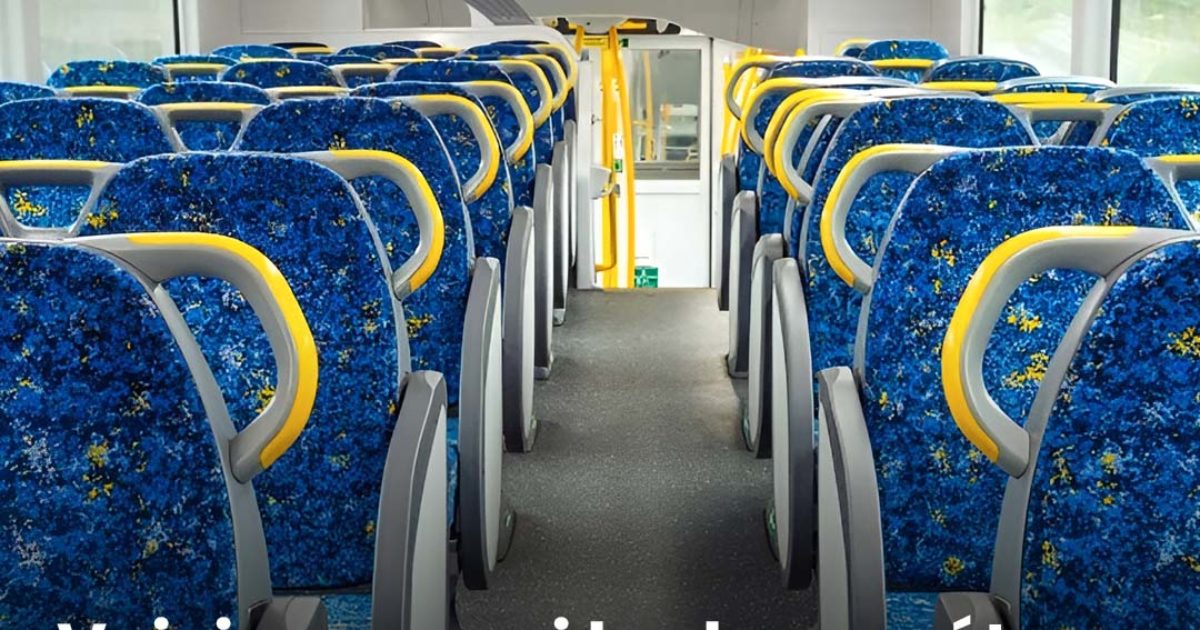 Pourquoi les bus, métro les trains utilisent-ils des tissus aussi étranges sur leurs sièges ?