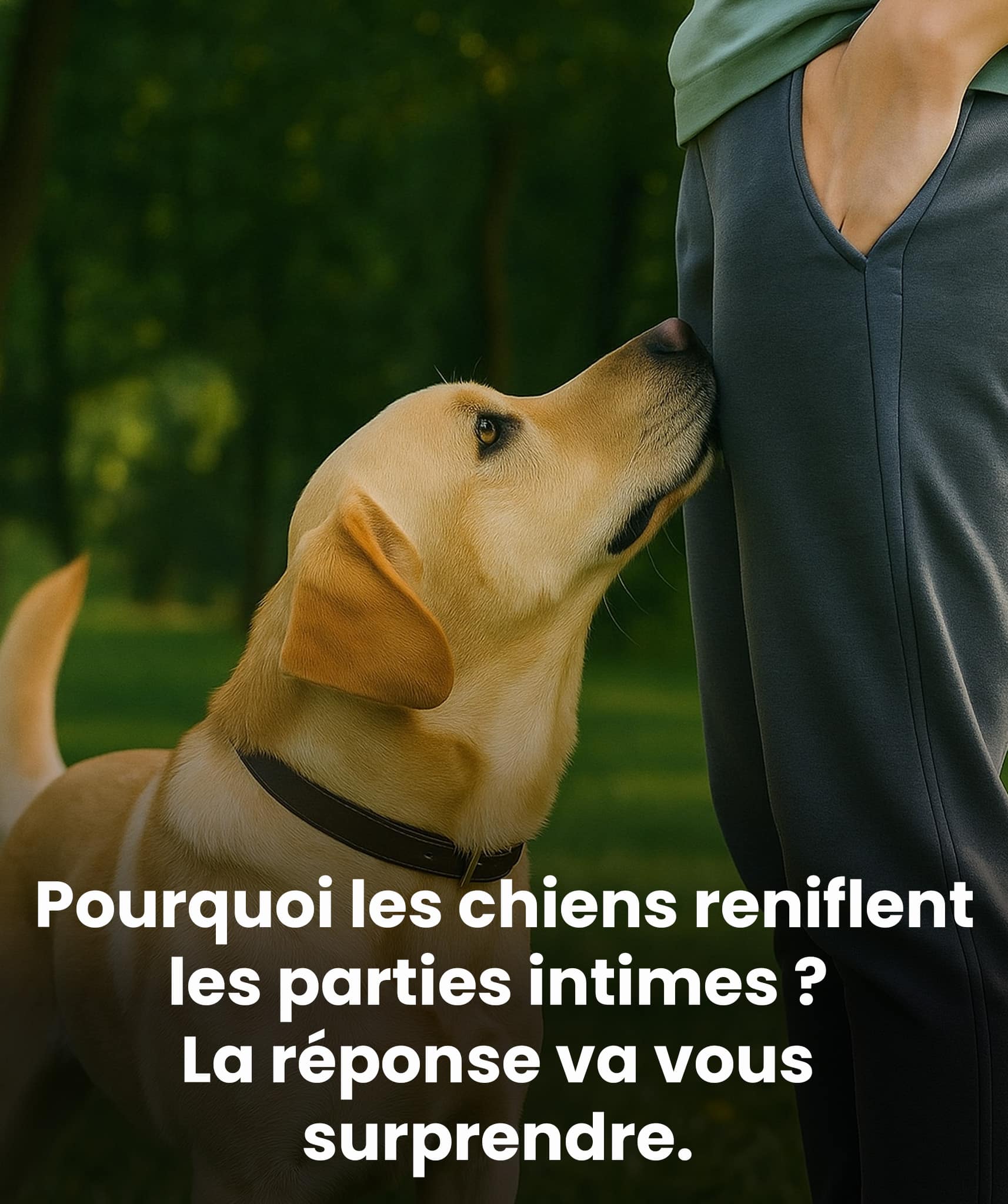 Pourquoi les chiens reniflent les parties intimes ?