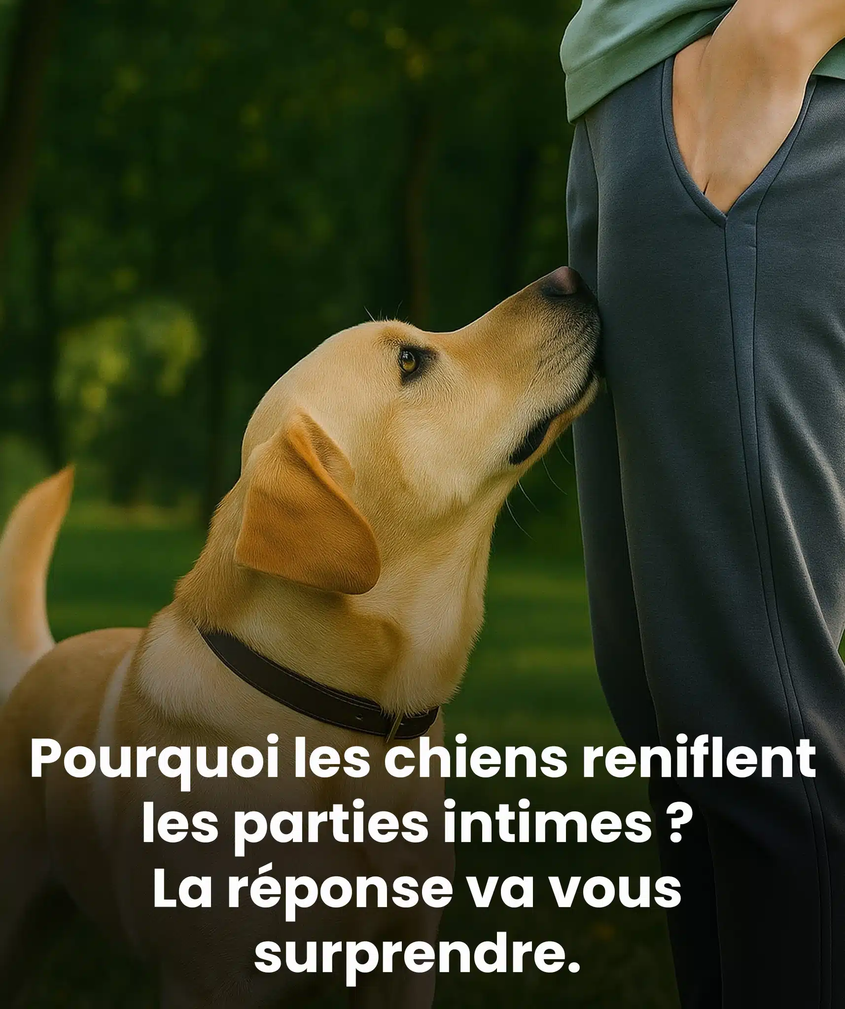 Pourquoi les chiens reniflent les parties intimes ?