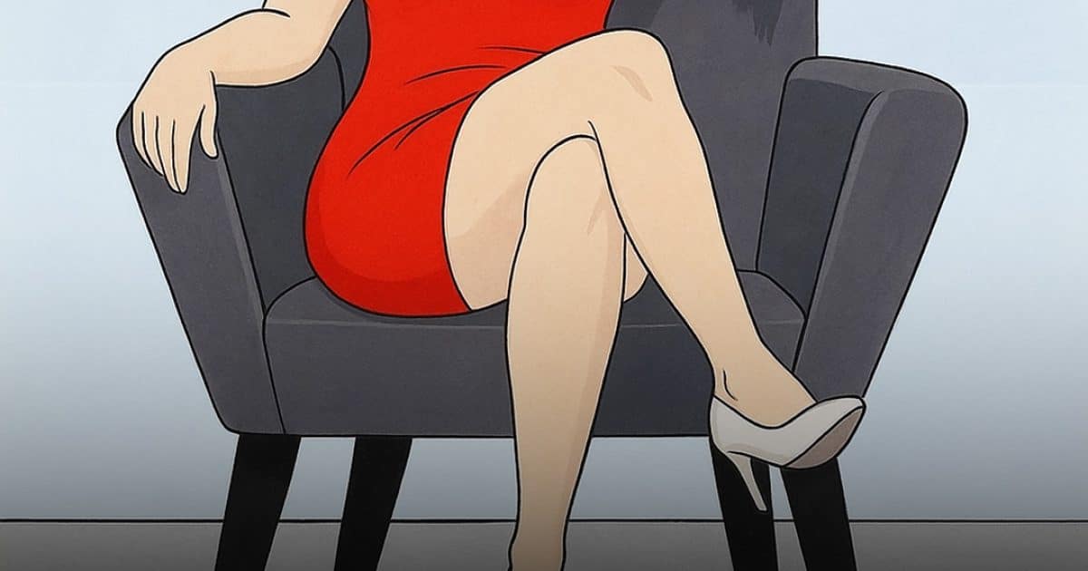 Pourquoi les femmes croisent les jambes en position assise ?