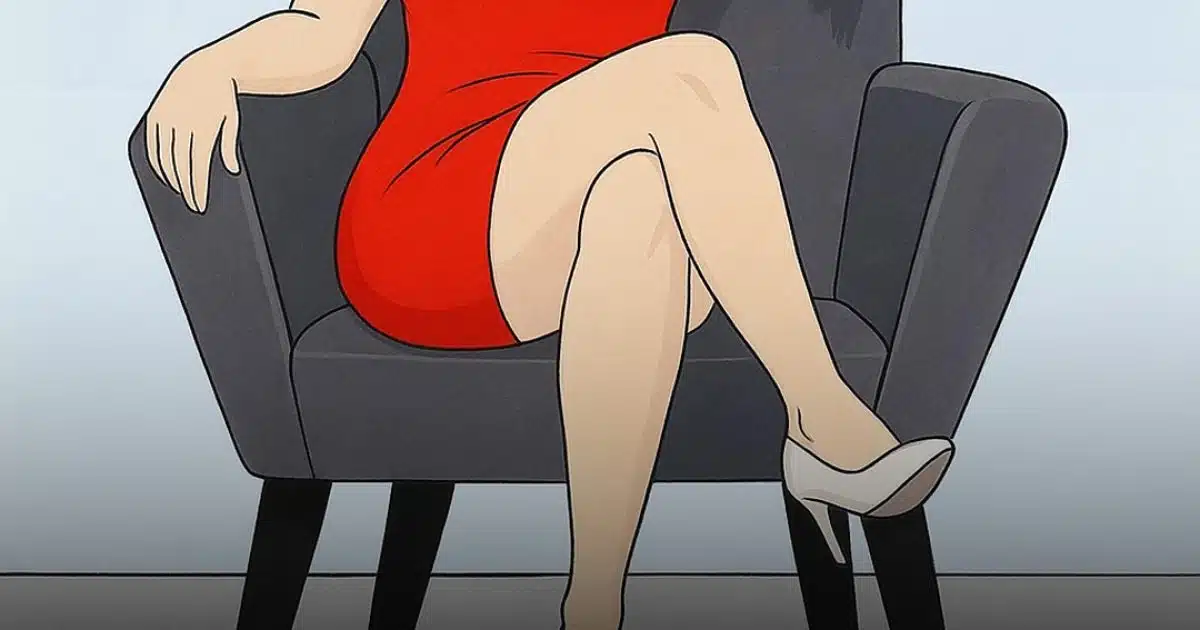 Pourquoi les femmes croisent les jambes en position assise ?