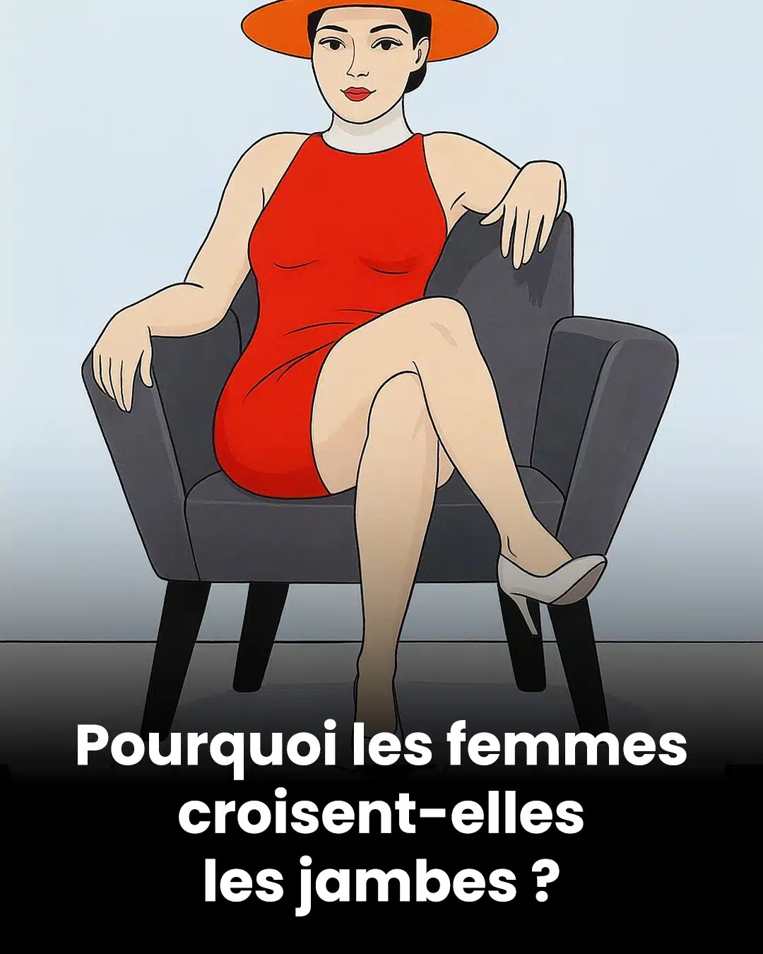 Pourquoi les femmes croisent les jambes en position assise ?