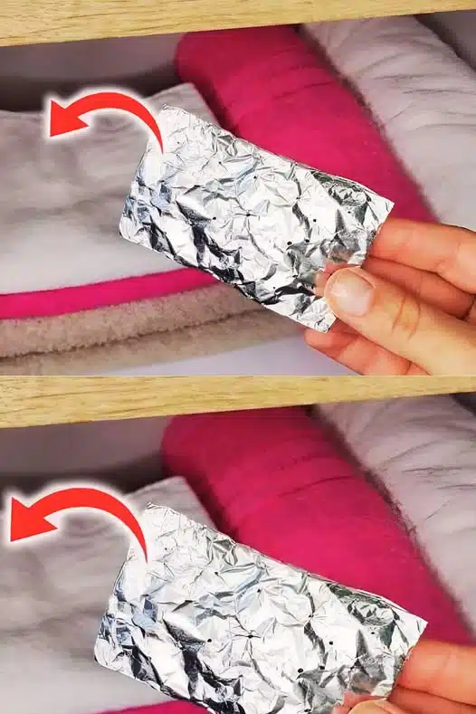 Pourquoi mettre un morceau de papier aluminium dans le placard ?
