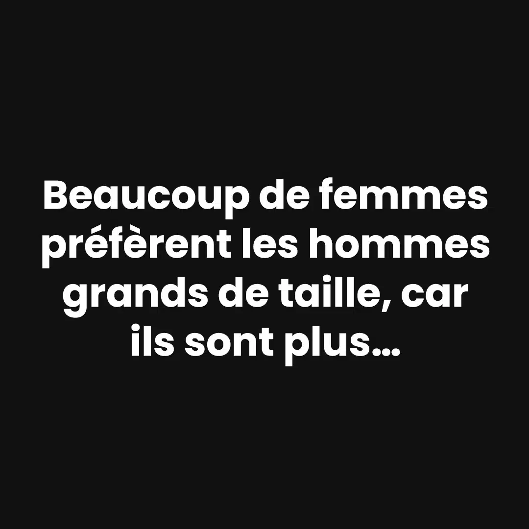 Pourquoi tant de femmes semblent préférer les hommes grands ?