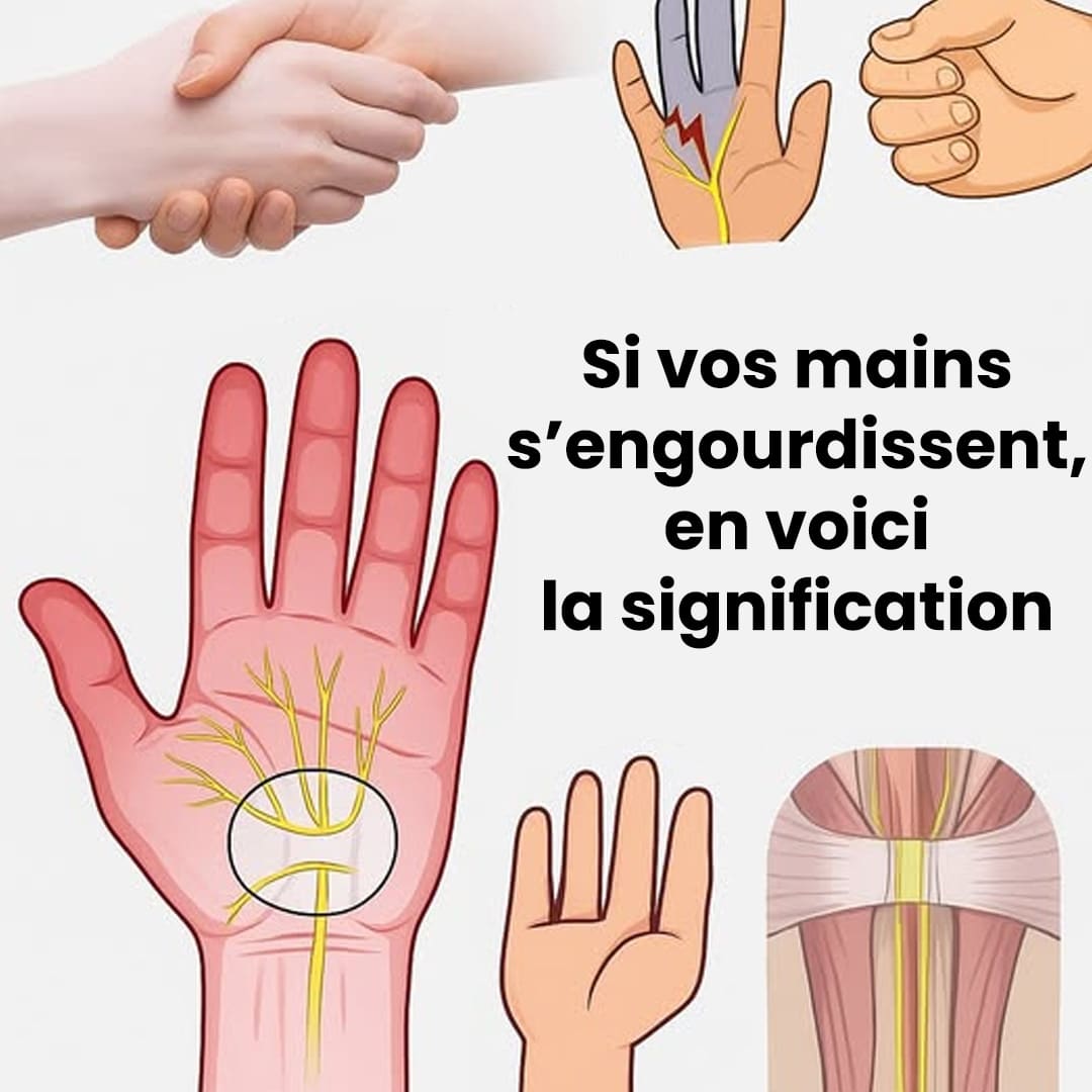 Pourquoi vos mains s'engourdissent-elles ?