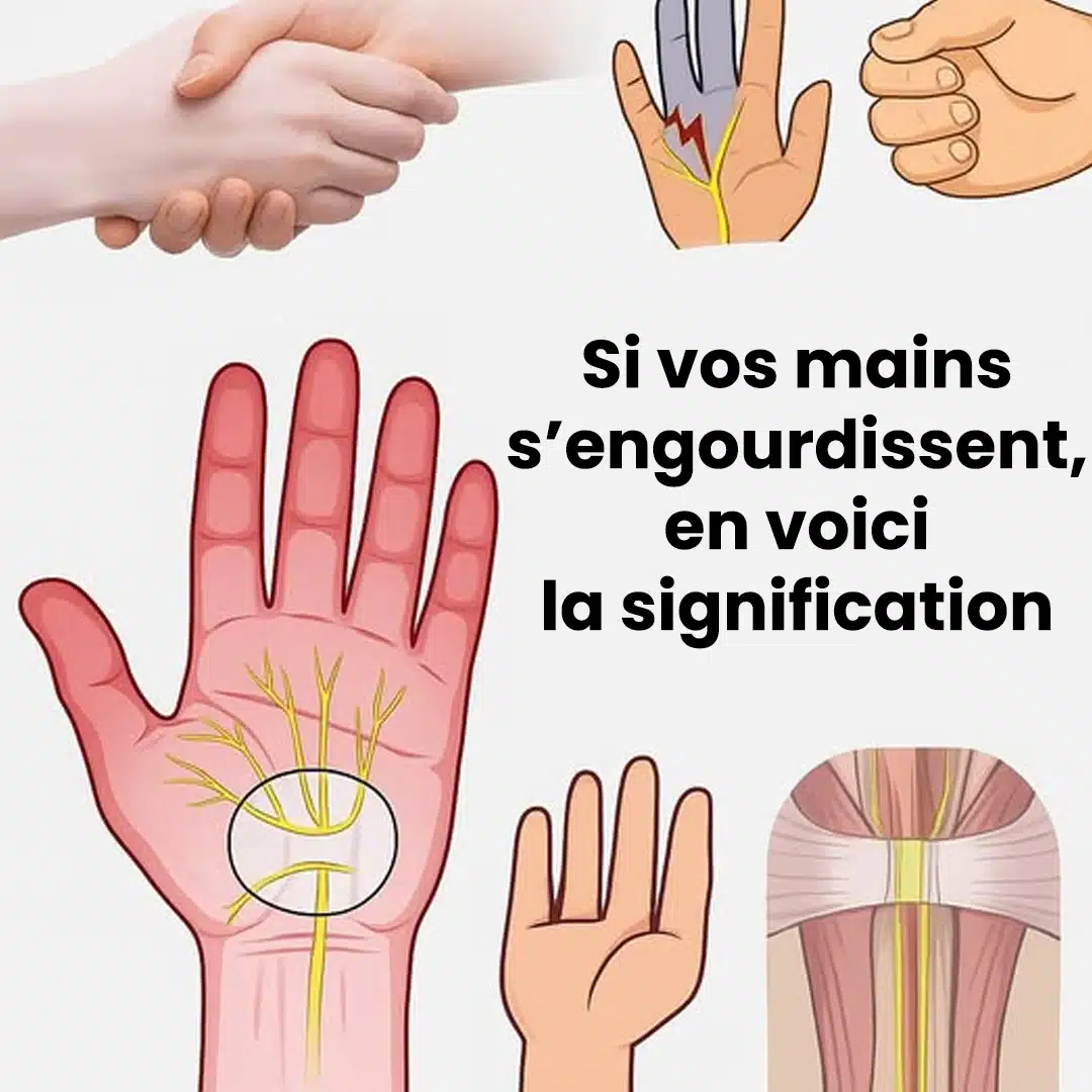 Pourquoi vos mains s'engourdissent-elles ?
