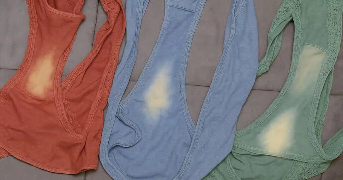 Pourquoi vos sous-vêtements se décolorent naturellement (et ce que cela révèle sur votre santé) ?