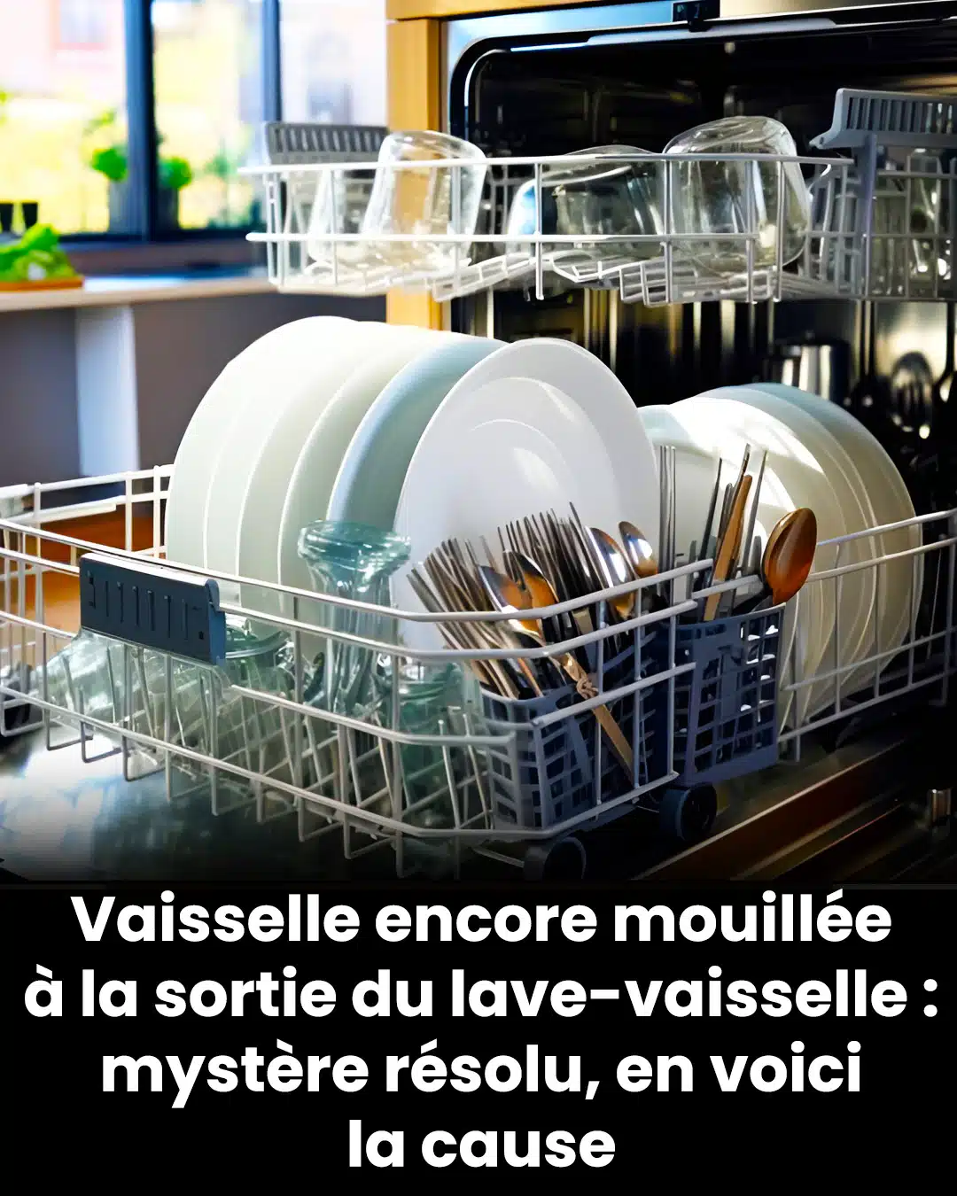 Pourquoi votre vaisselle ressort mouillée du lave-vaisselle ? Voici enfin l’explication