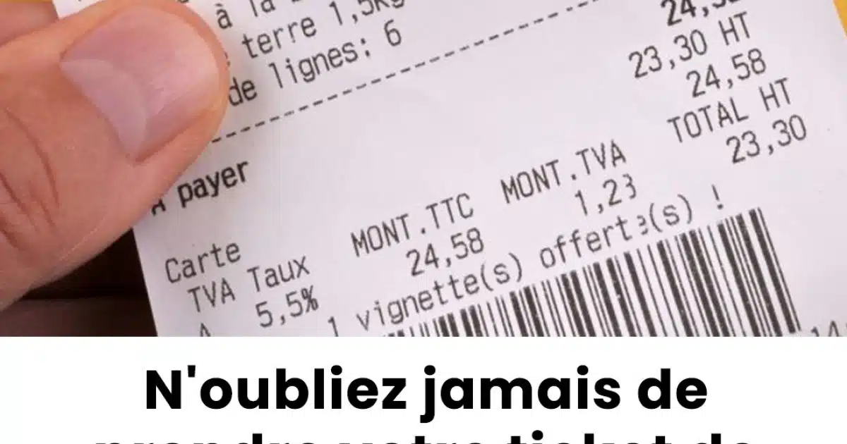 Pourquoi vous devriez y réfléchir à deux fois avant de jeter votre ticket de caisse