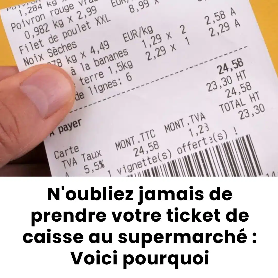 Pourquoi vous devriez y réfléchir à deux fois avant de jeter votre ticket de caisse