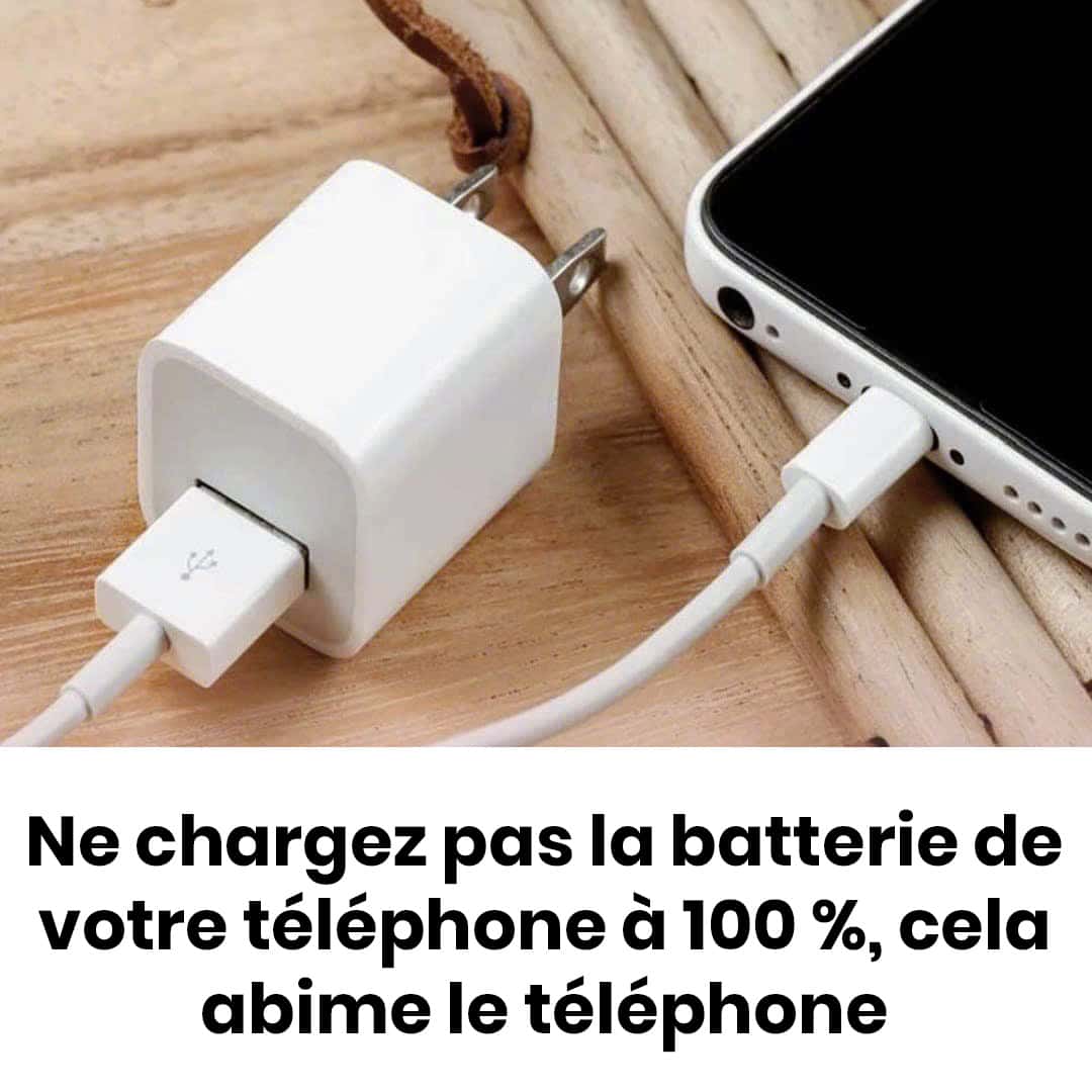 Pourquoi vous ne devriez pas charger la batterie de votre téléphone jusqu’à 100 %