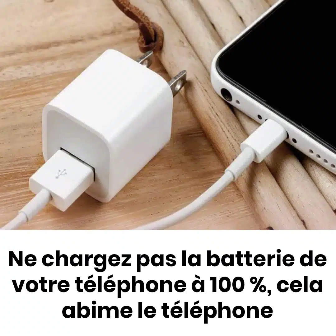 Pourquoi vous ne devriez pas charger la batterie de votre téléphone jusqu’à 100 %
