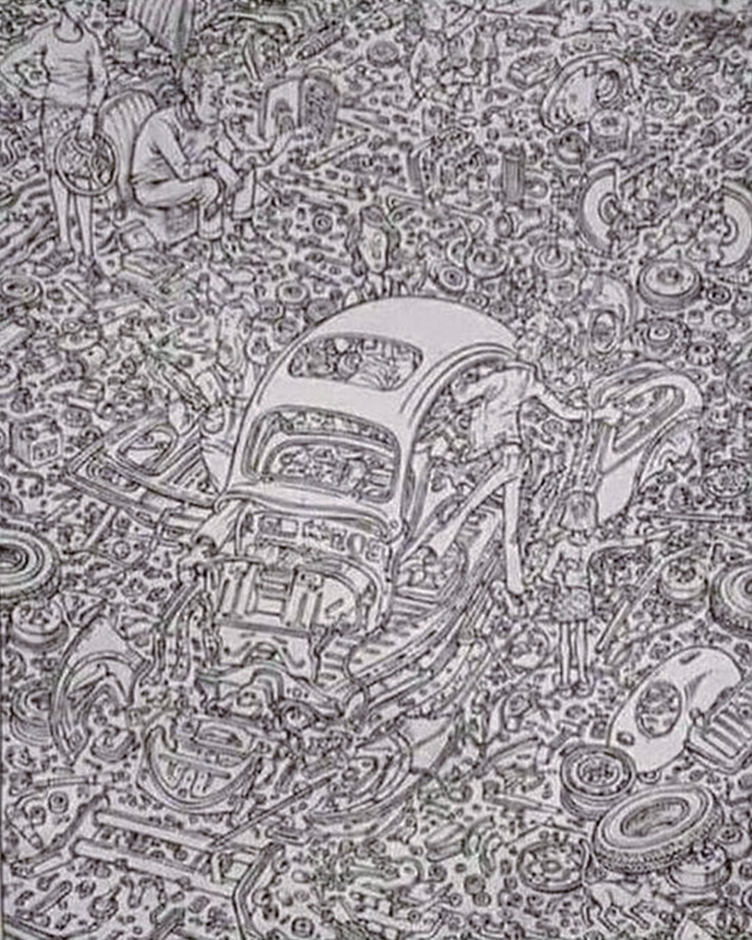 Pouvez-vous repérer 6 personnes et 1 chat dans cette image en moins de 14 secondes ?