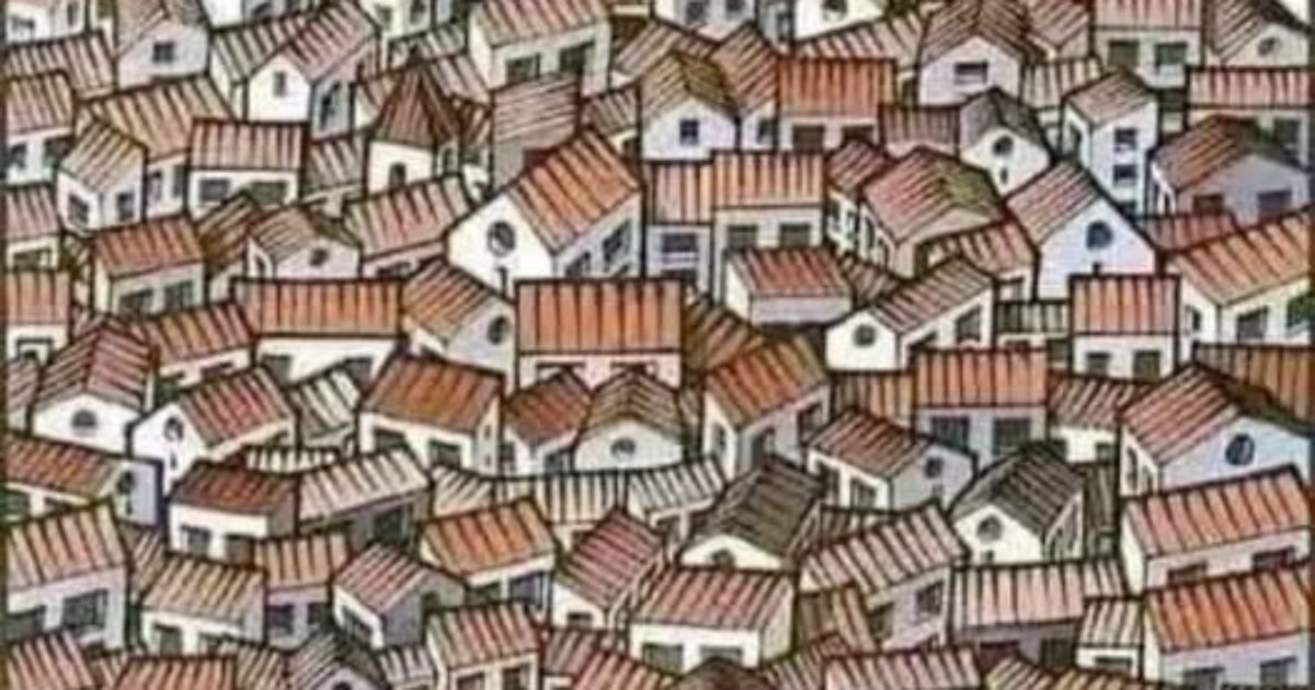 Prêt pour ce défi d'illusion d'optique ? Trouvez le chat caché parmi les maisons en moins de 10 secondes !
