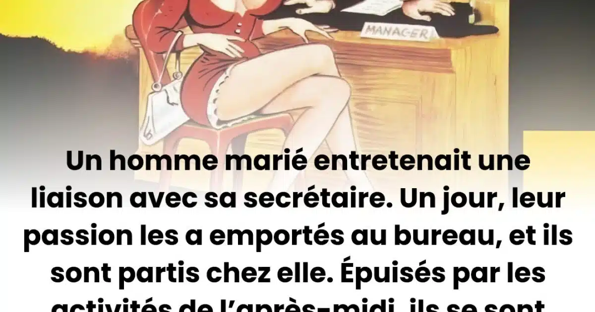 Pris en flagrant délit, ce mari infidèle sort l’excuse parfaite