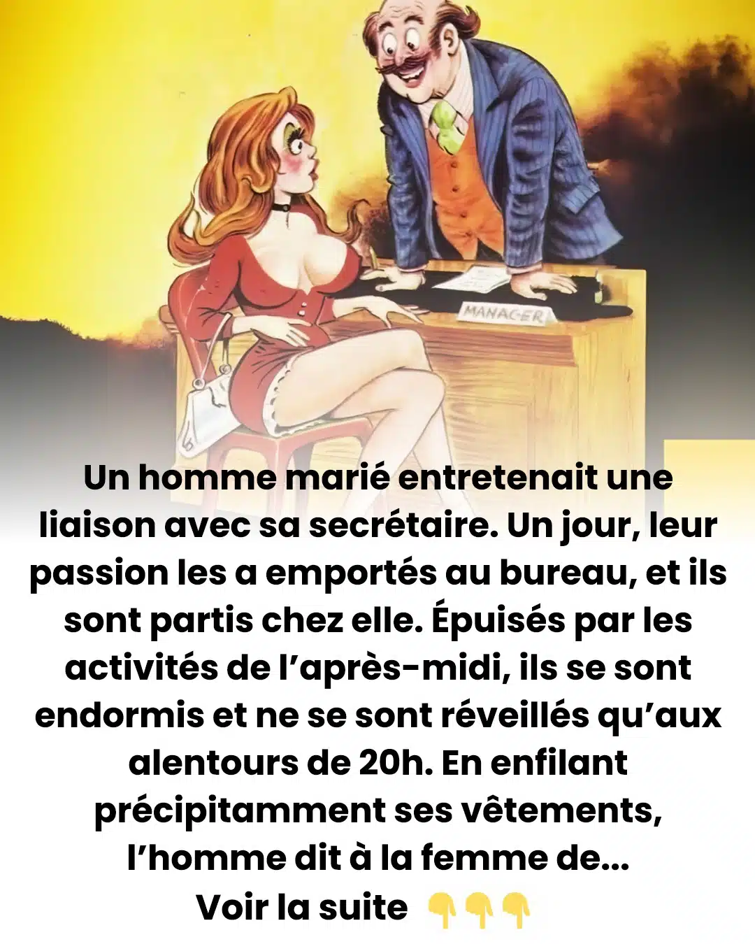 Pris en flagrant délit, ce mari infidèle sort l’excuse parfaite