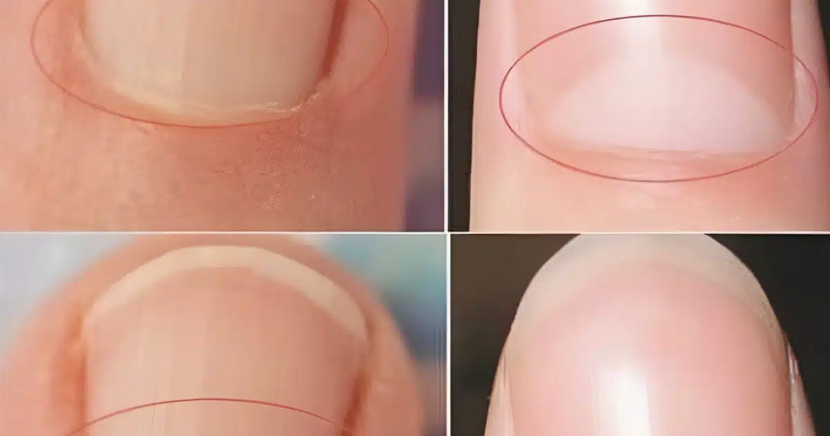 Que signifie la demi-lune à la base des ongles ?